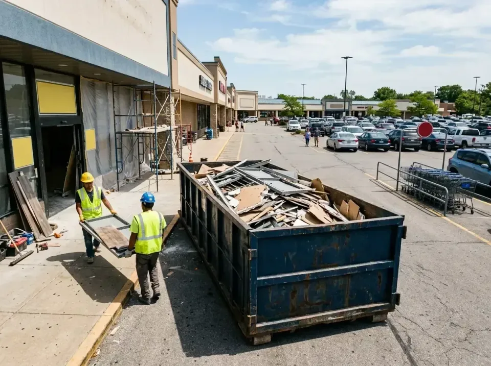 retail-store-renovation-debris-003 — frequently asked questions, Roll-off Dumpster Rentals in Springfield, IL